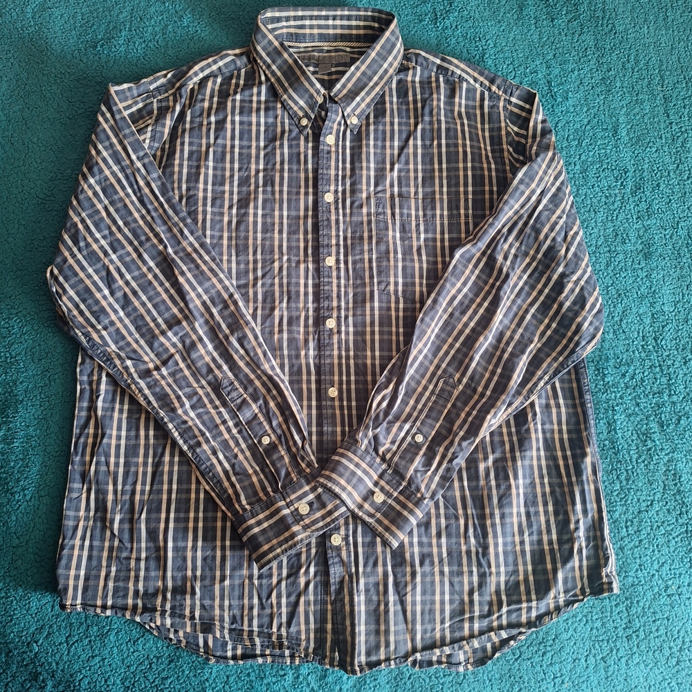 Old Navy Men's Plaid Button-Down Shirt